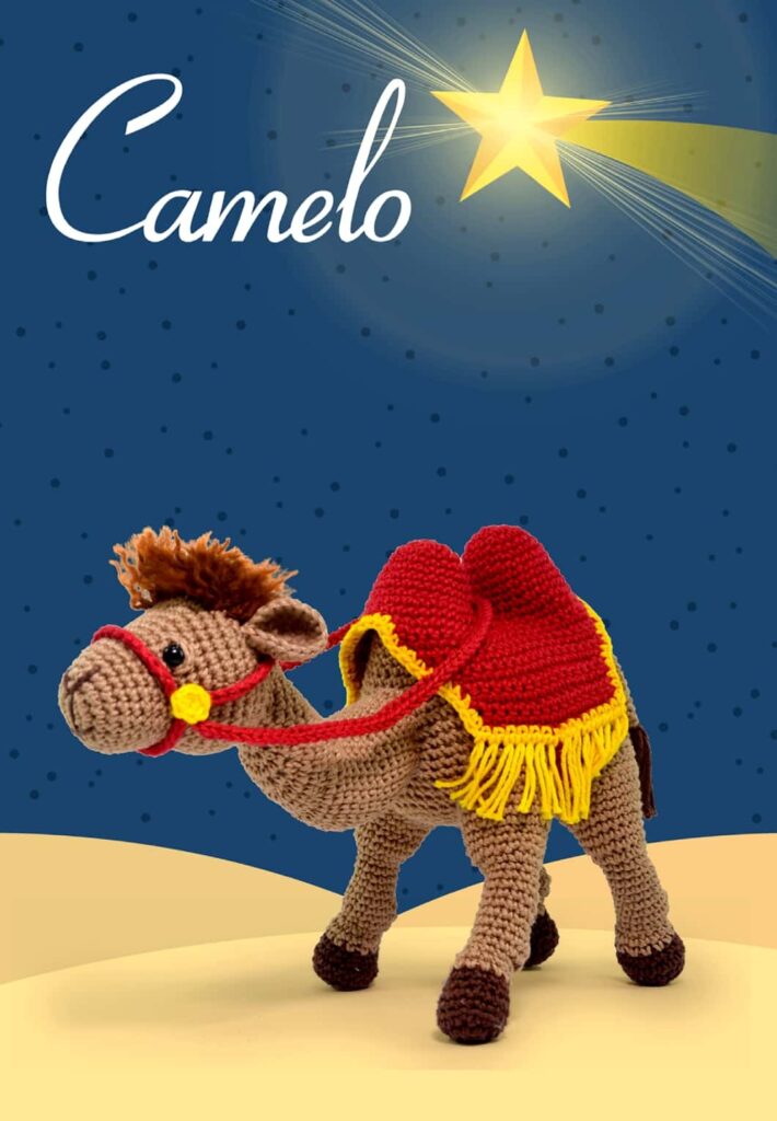 Camelo Presépio Amigurumi