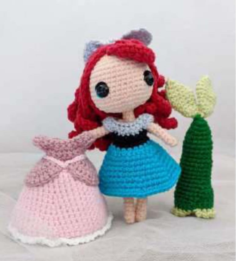 Princesa Ariel Amigurumi