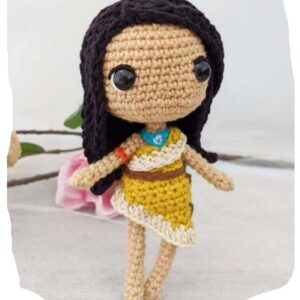 Princesa Pocahontas Amigurumi