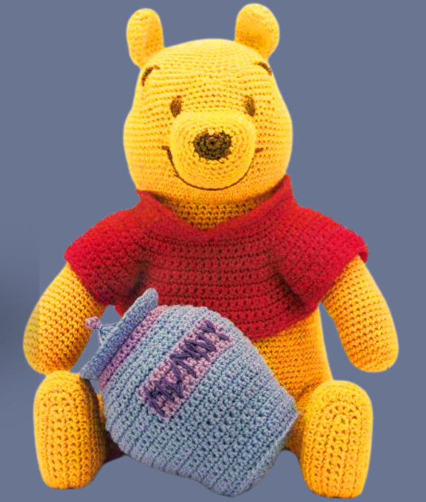 Receita Ursinho Pooh de Crochê